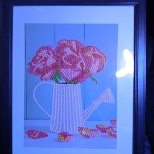 Rose diamond painting